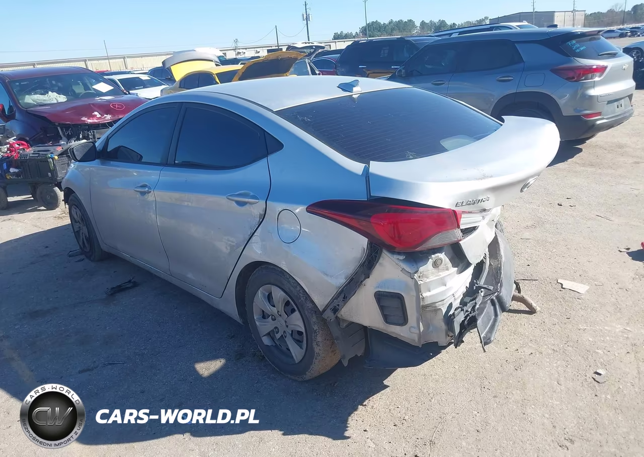2016 Hyundai Elantra Se VIN:5NPDH4AE8GH767426 - 3