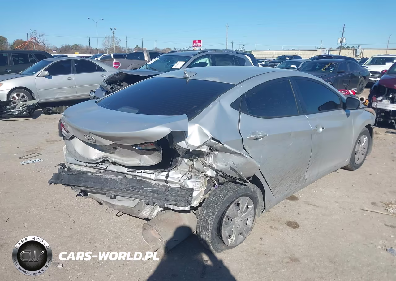 2016 Hyundai Elantra Se VIN:5NPDH4AE8GH767426 - 6