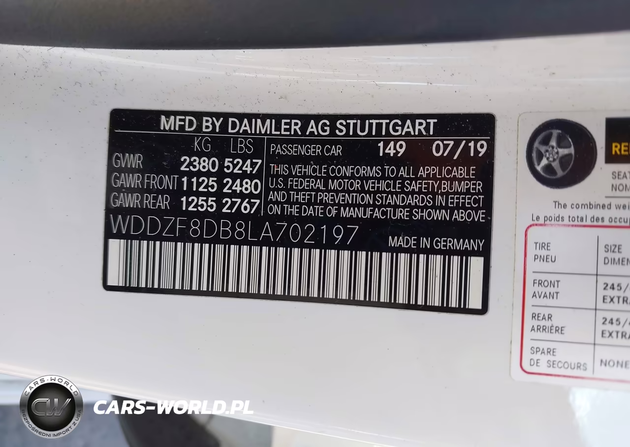 2020 Mercedes-Benz E 350 VIN:WDDZF8DB8LA702197 - 9
