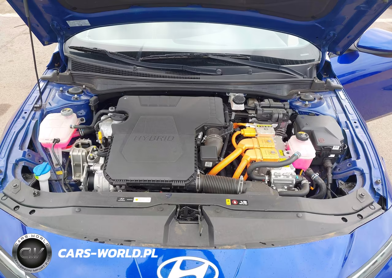 2024 Hyundai Elantra Hybrid Blue VIN:KMHLM4DJ8RU093928 - 10