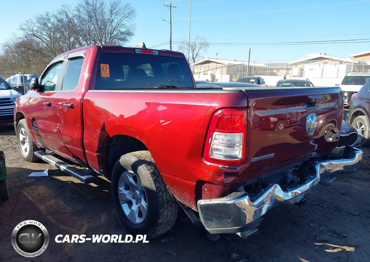 2021 Ram 1500 Big Horn 4X4 6'4 Box VIN:1C6SRFBT7MN640327 - 3