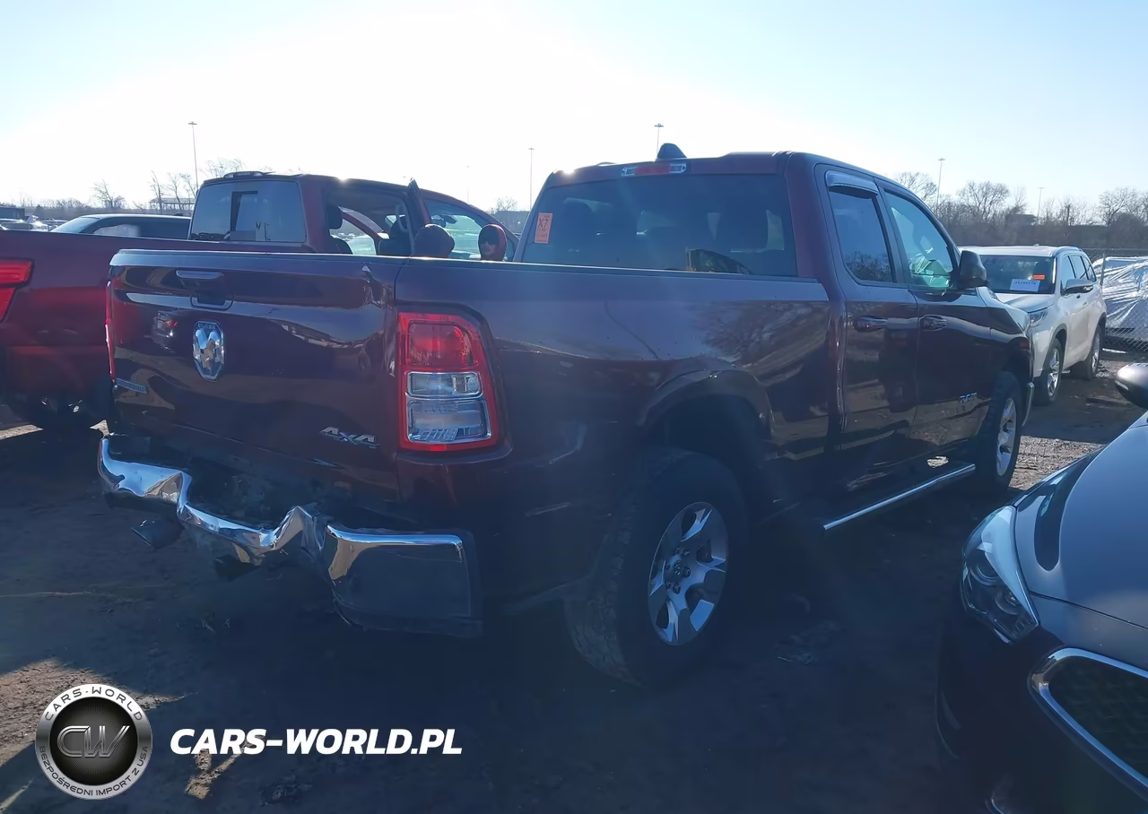 2021 Ram 1500 Big Horn 4X4 6'4 Box VIN:1C6SRFBT7MN640327 - 4