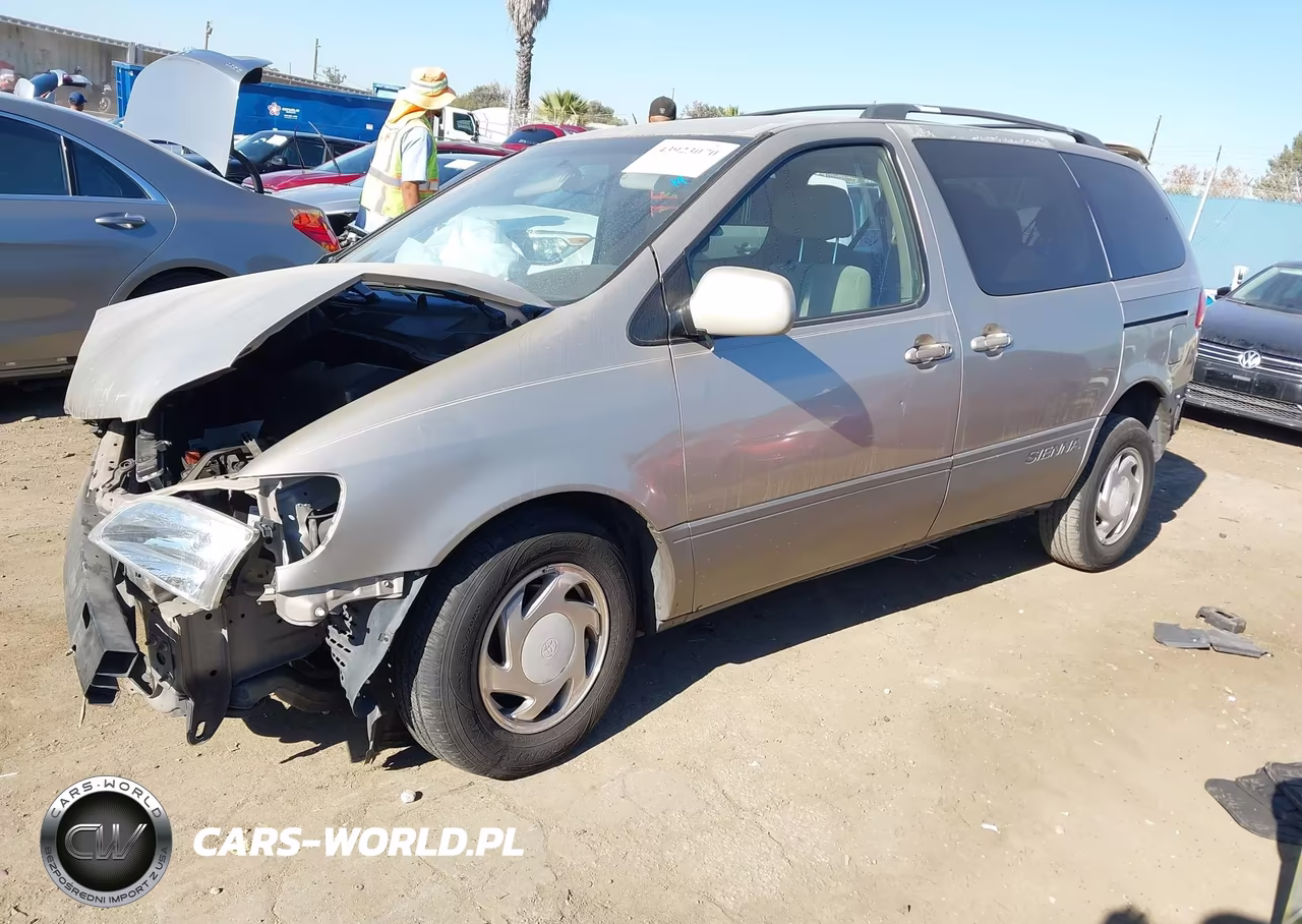 2002 Toyota Sienna Le VIN:4T3ZF13C32U435563 - 2