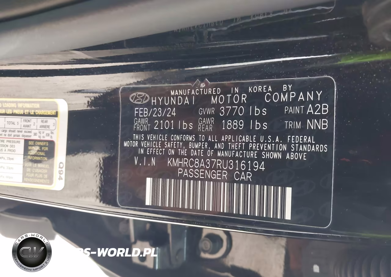 2024 Hyundai Venue Sel VIN:KMHRC8A37RU316194 - 9
