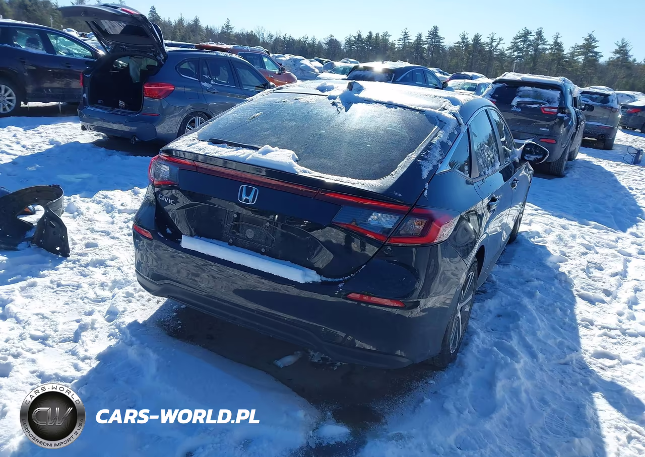 2024 Honda Civic Lx VIN:19XFL2H56RE040164 - 4