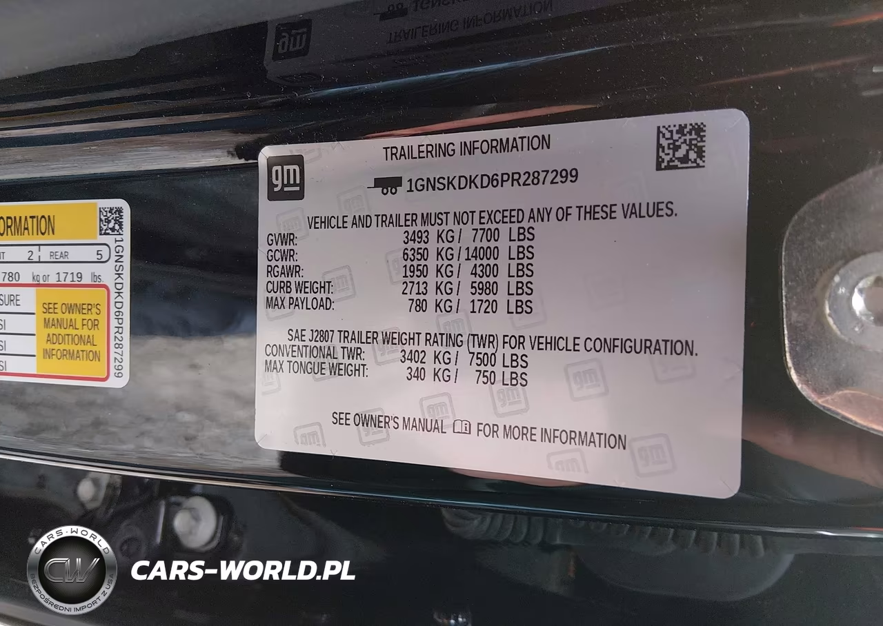2023 Chevrolet Suburban 4Wd Z71 VIN:1GNSKDKD6PR287299 - 9