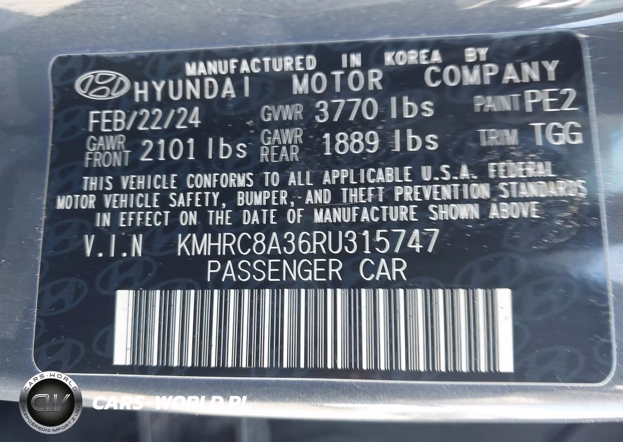 2024 Hyundai Venue Sel VIN:KMHRC8A36RU315747 - 9