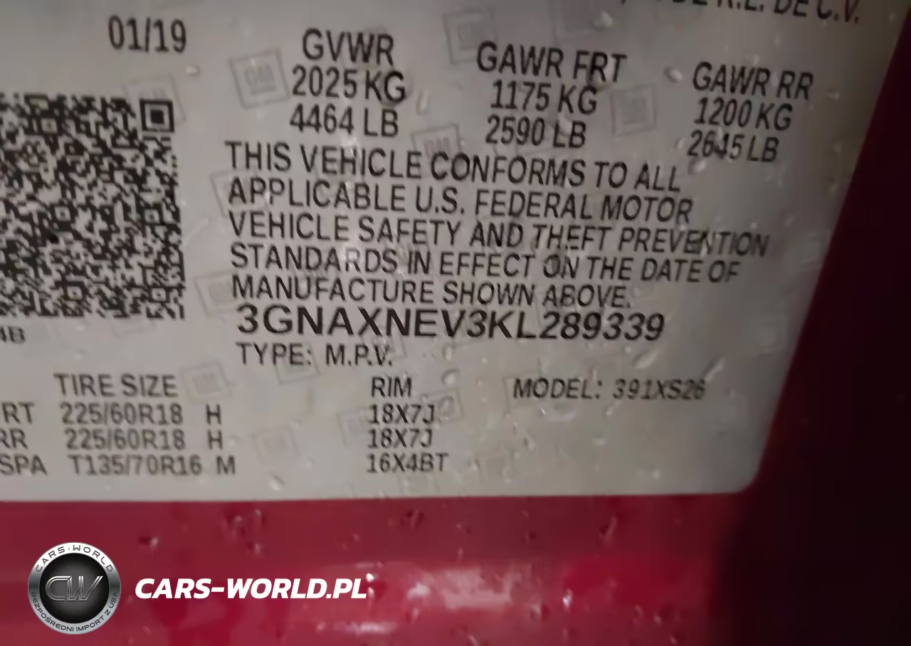 2019 Chevrolet Equinox Premier VIN:3GNAXNEV3KL289339 - 9