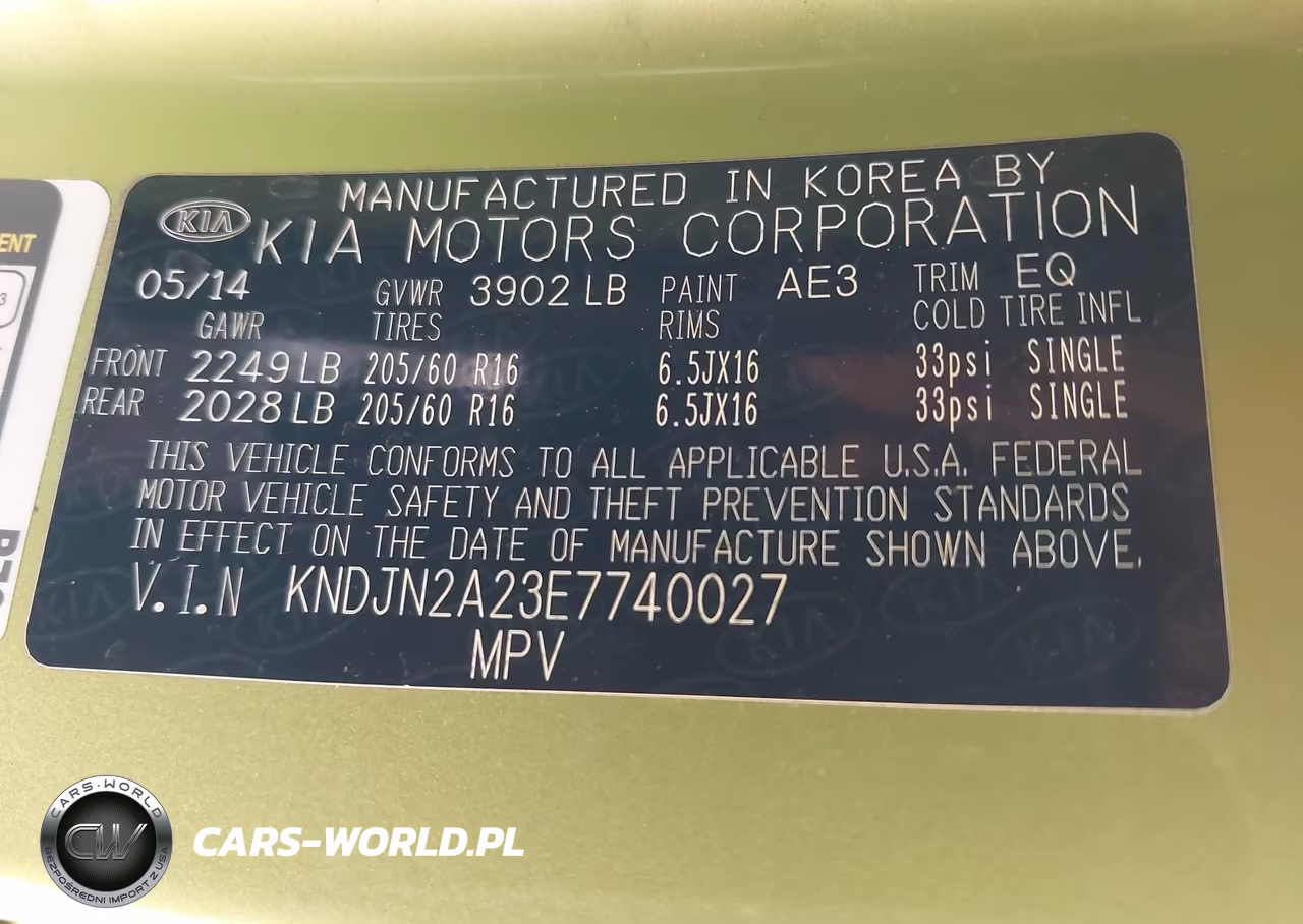 2014 Kia Soul VIN:KNDJN2A23E7740027 - 9
