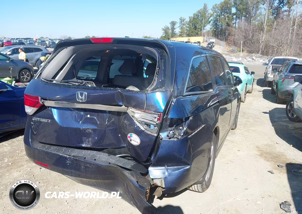 2015 Honda Odyssey Ex-L VIN:5FNRL5H64FB054352 - 4