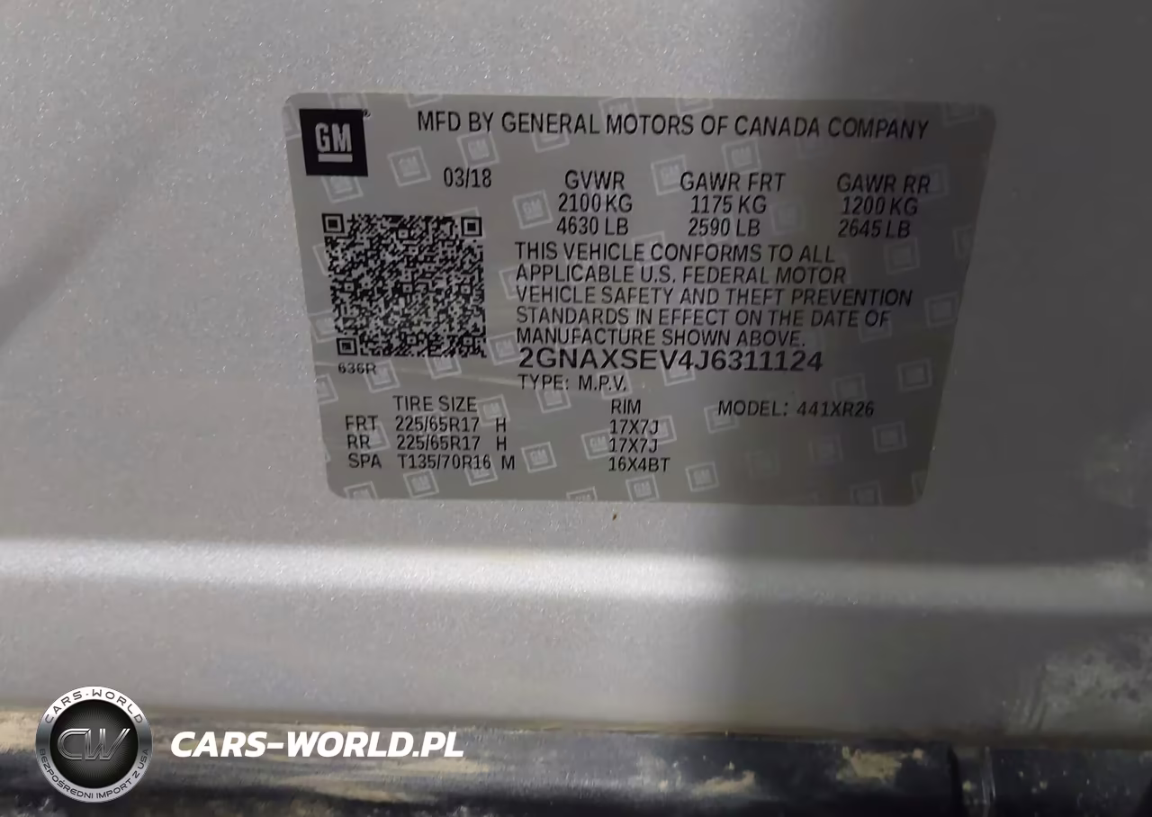 2018 Chevrolet Equinox Lt VIN:2GNAXSEV4J6311124 - 9