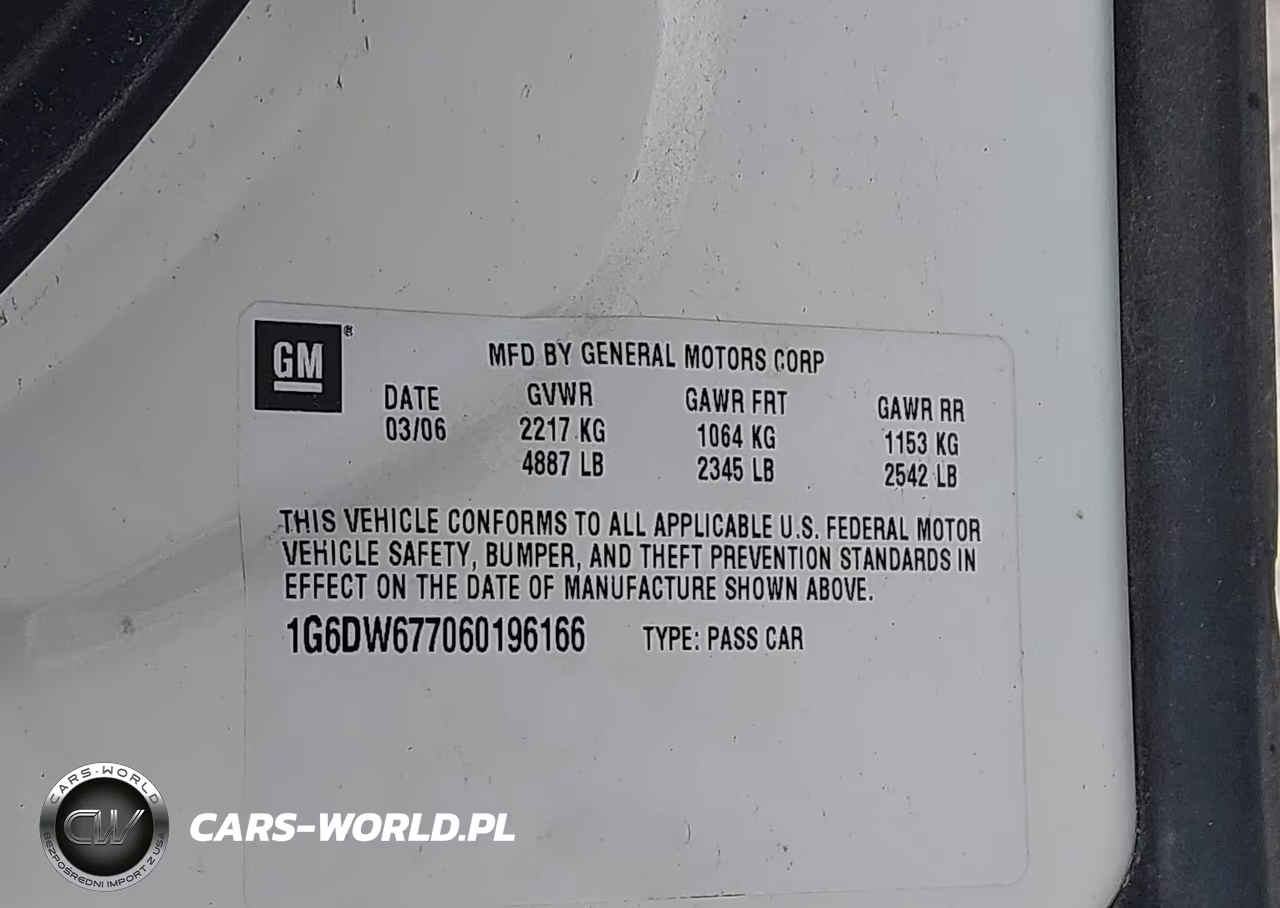 2006 Cadillac Sts V6 VIN:1G6DW677060196166 - 9