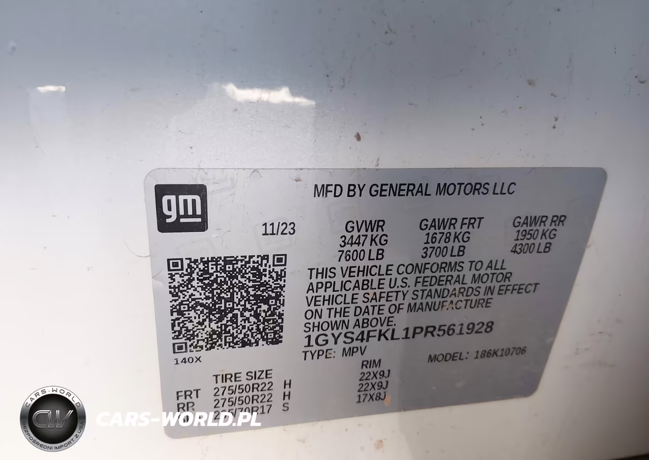 2023 Cadillac Escalade 4Wd Sport VIN:1GYS4FKL1PR561928 - 9