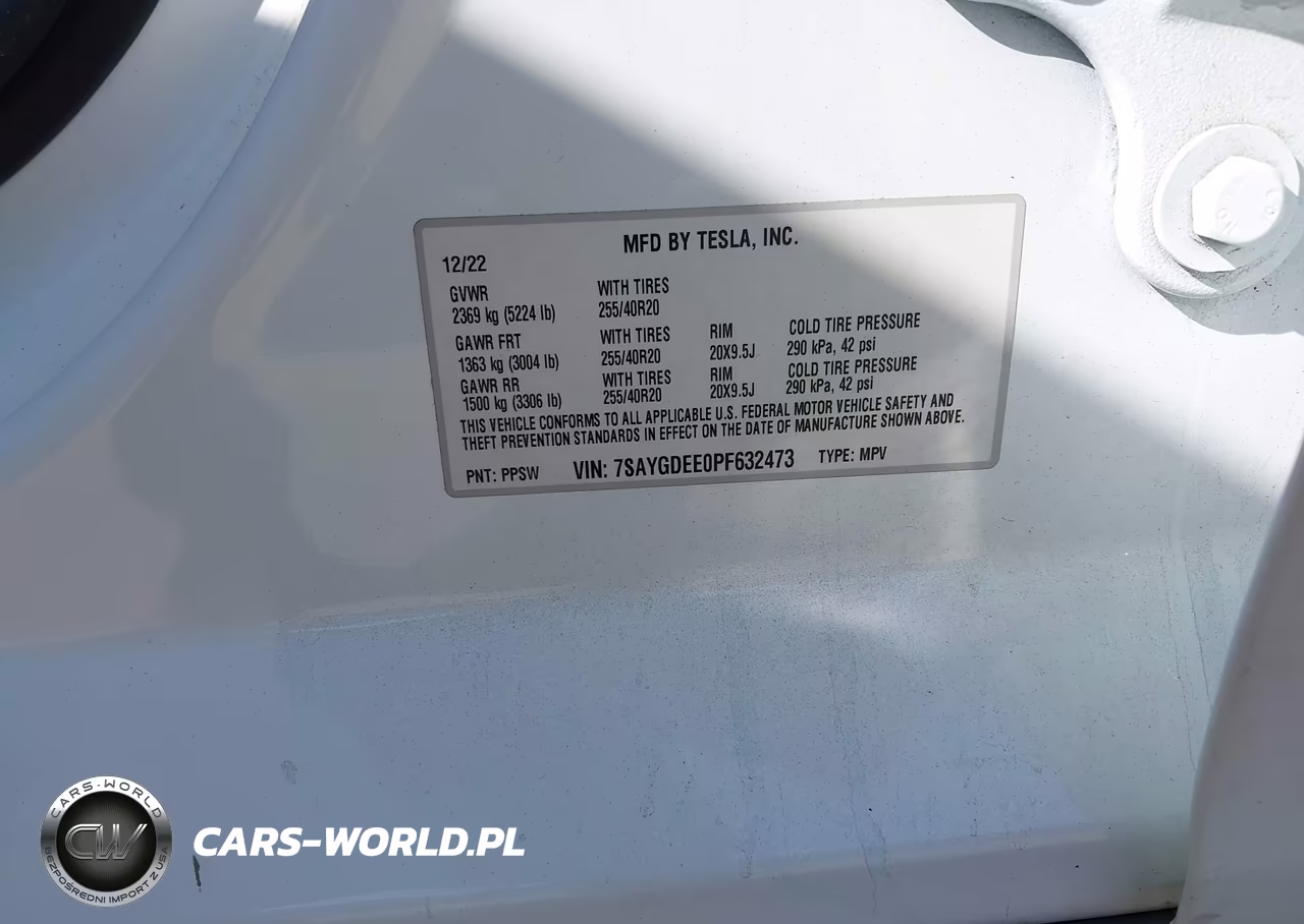 2023 Tesla Model Y Awd-Long Range Dual Motor All-Wheel Drive VIN:7SAYGDEE0PF632473 - 9