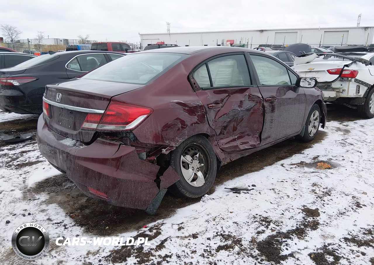 2014 Honda Civic Lx VIN:19XFB2F56EE238534 - 4