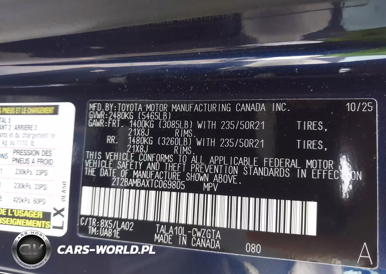 2026 Lexus Rx 350 Luxury VIN:2T2BAMBAXTC069805 - 9