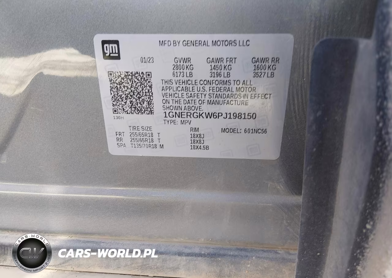 2023 Chevrolet Traverse Fwd Lt Cloth VIN:1GNERGKW6PJ198150 - 9
