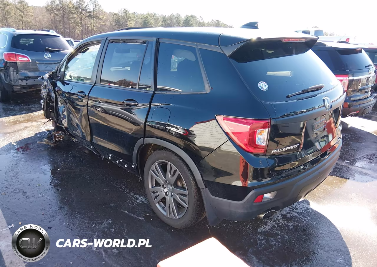 2021 Honda Passport 2Wd Ex-L VIN:5FNYF7H51MB002308 - 3