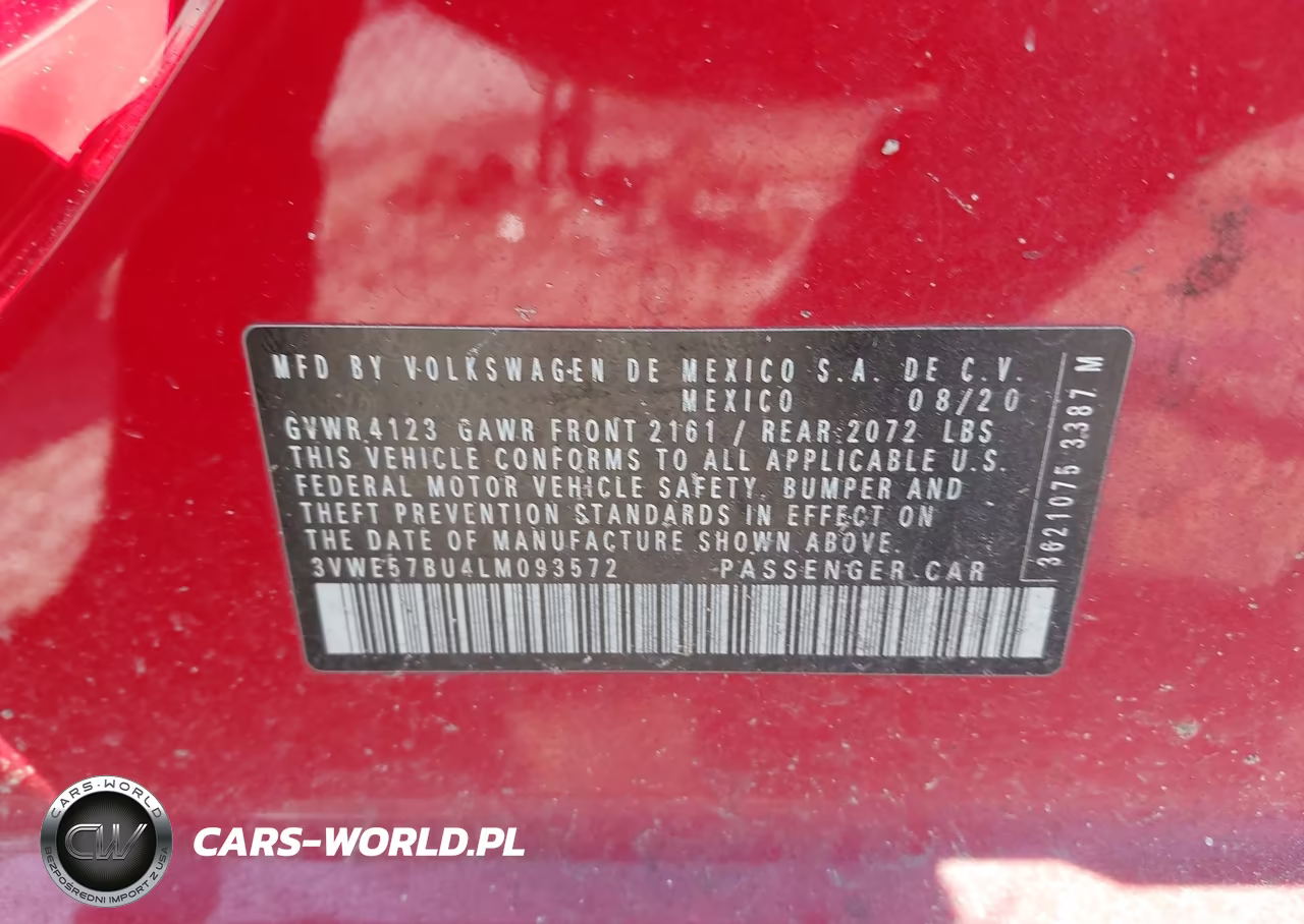 2020 Volkswagen Jetta 1.4T Sel VIN:3VWE57BU4LM093572 - 9