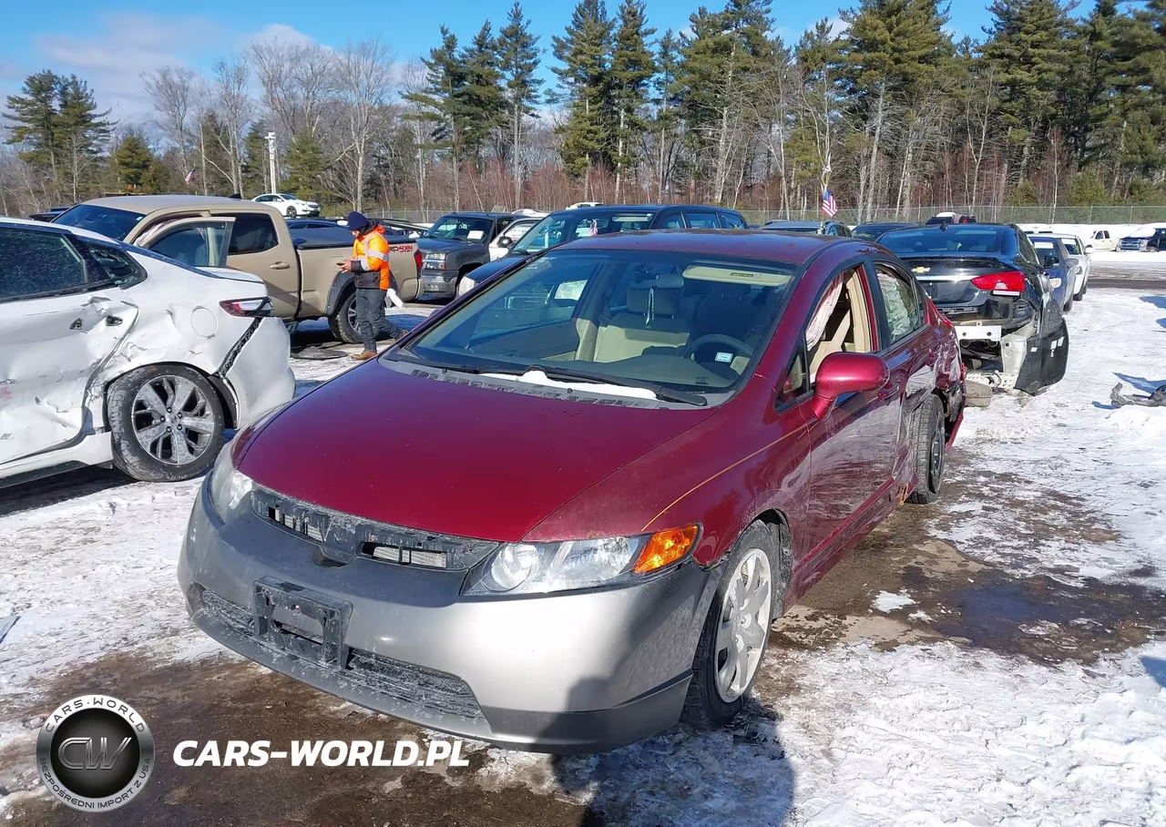 2007 Honda Civic Lx VIN:1HGFA16527L015433 - 2