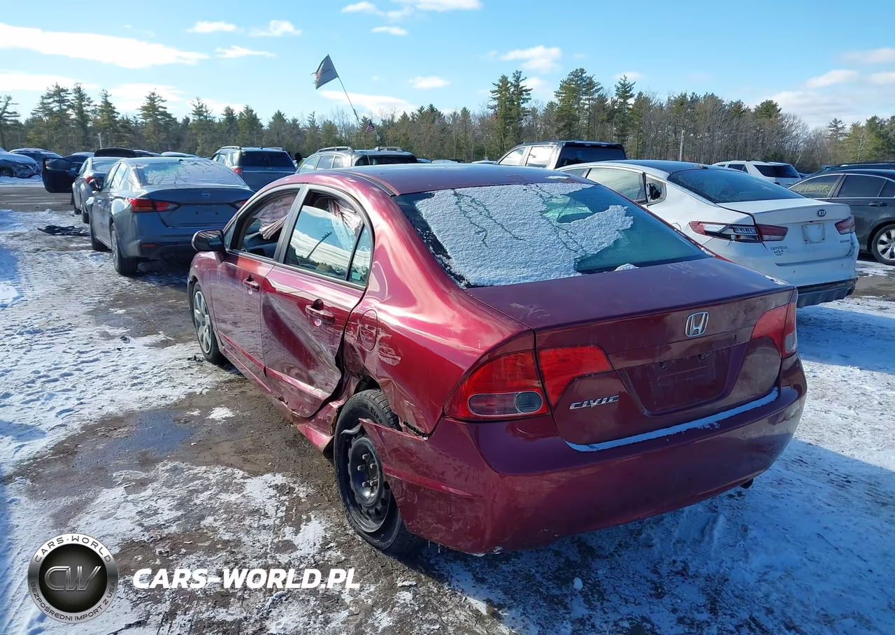 2007 Honda Civic Lx VIN:1HGFA16527L015433 - 3