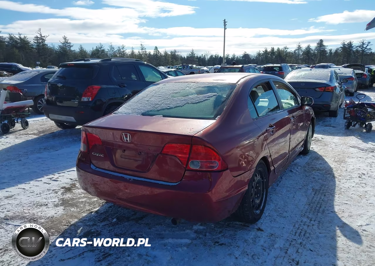 2007 Honda Civic Lx VIN:1HGFA16527L015433 - 4