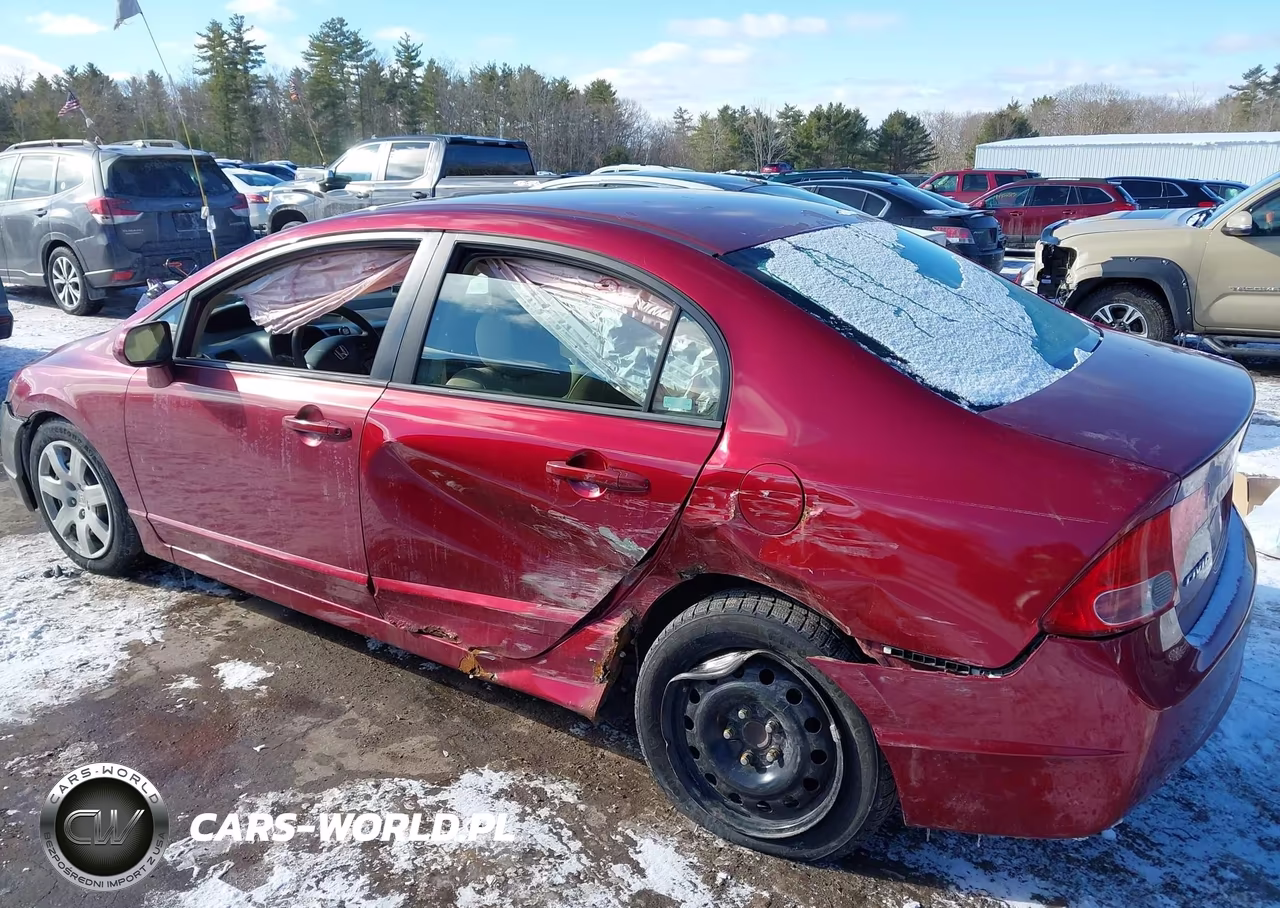 2007 Honda Civic Lx VIN:1HGFA16527L015433 - 6