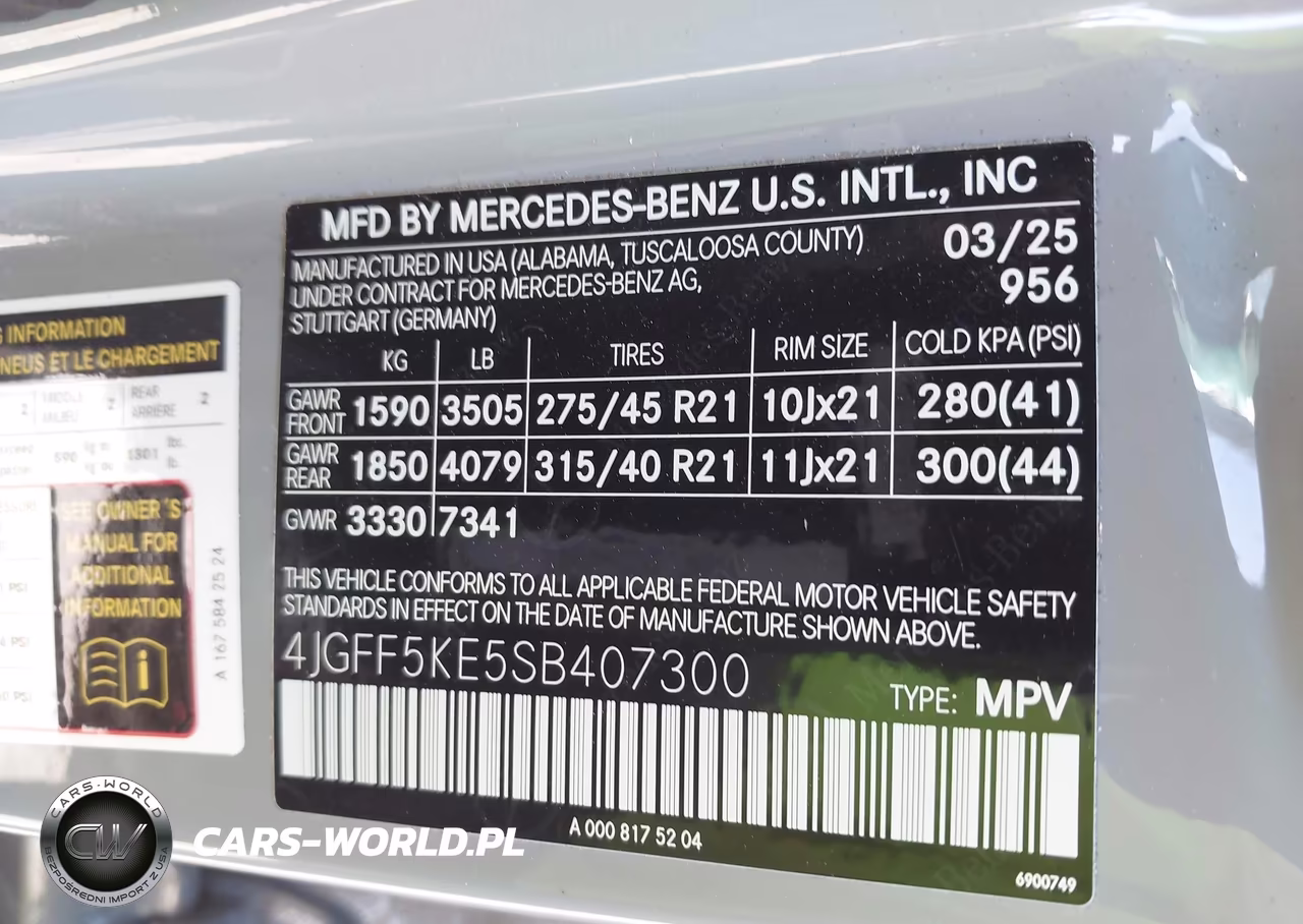 2025 Mercedes-Benz Gls 450 4Matic VIN:4JGFF5KE5SB407300 - 9