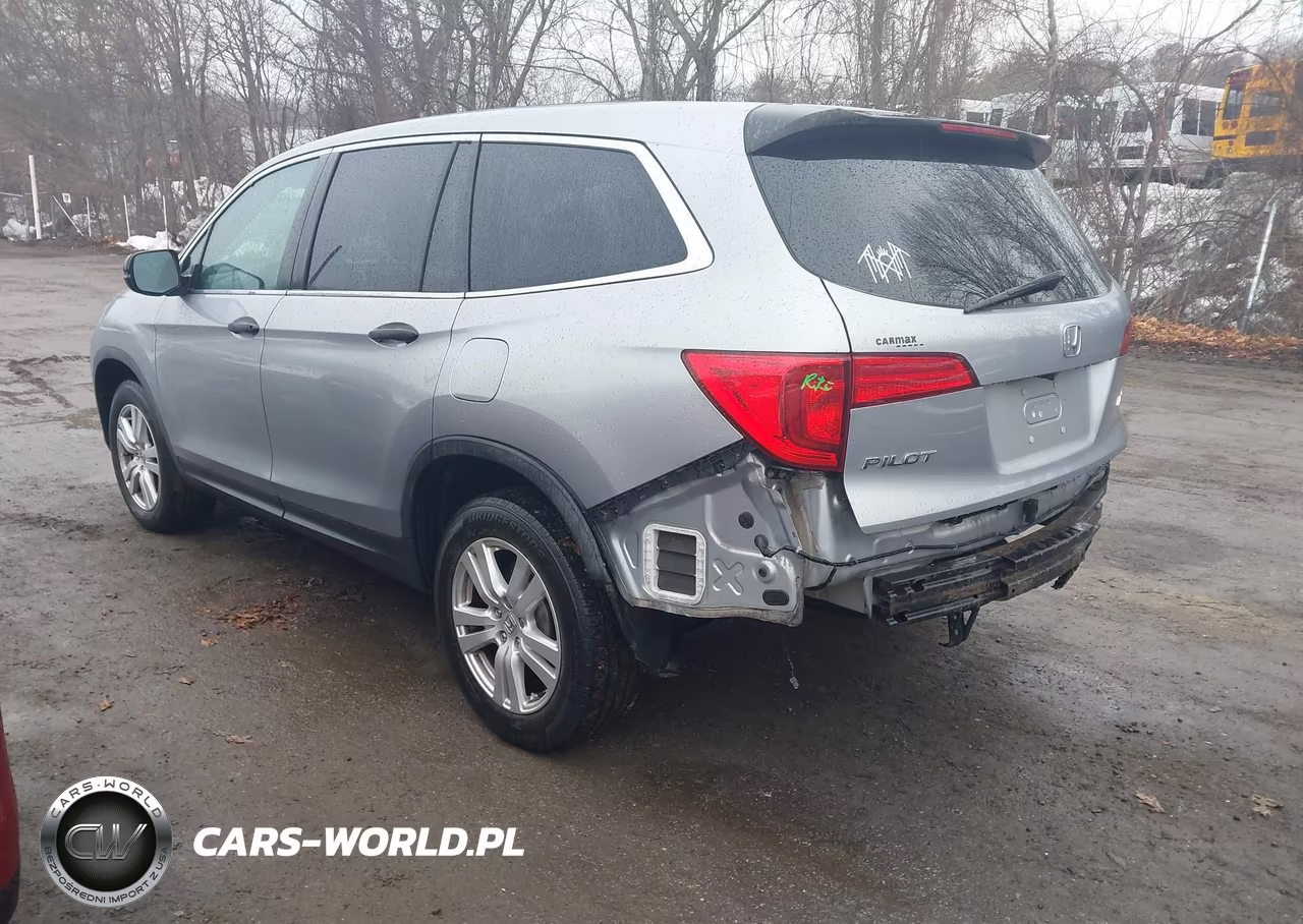 2017 Honda Pilot Lx VIN:5FNYF6H19HB068473 - 3