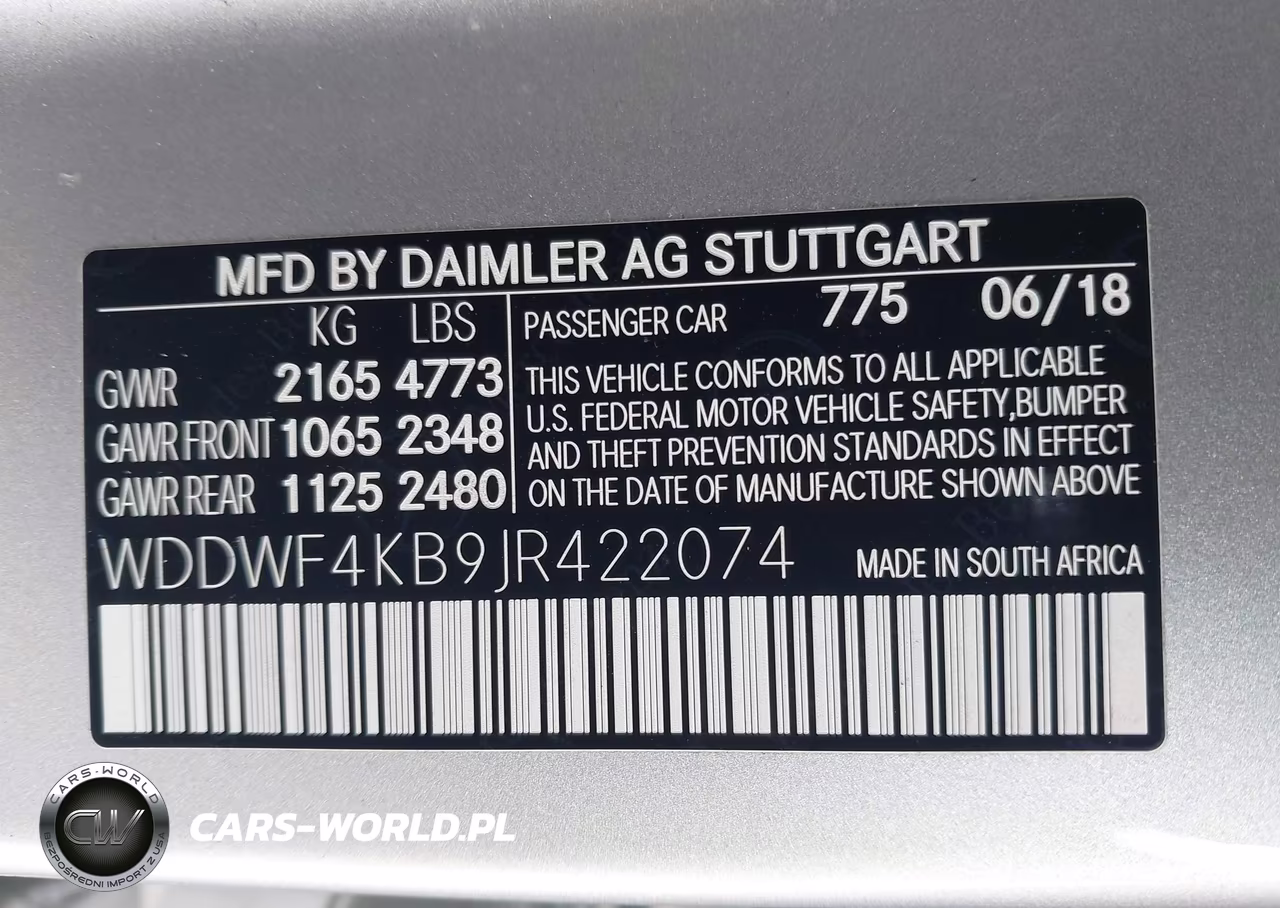 2018 Mercedes-Benz C 300 4Matic VIN:WDDWF4KB9JR422074 - 9