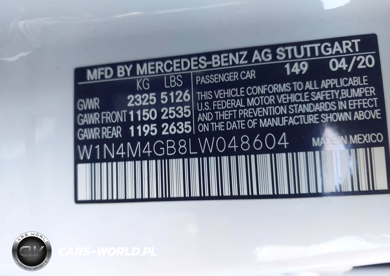 2020 Mercedes-Benz Glb 250 VIN:W1N4M4GB8LW048604 - 9