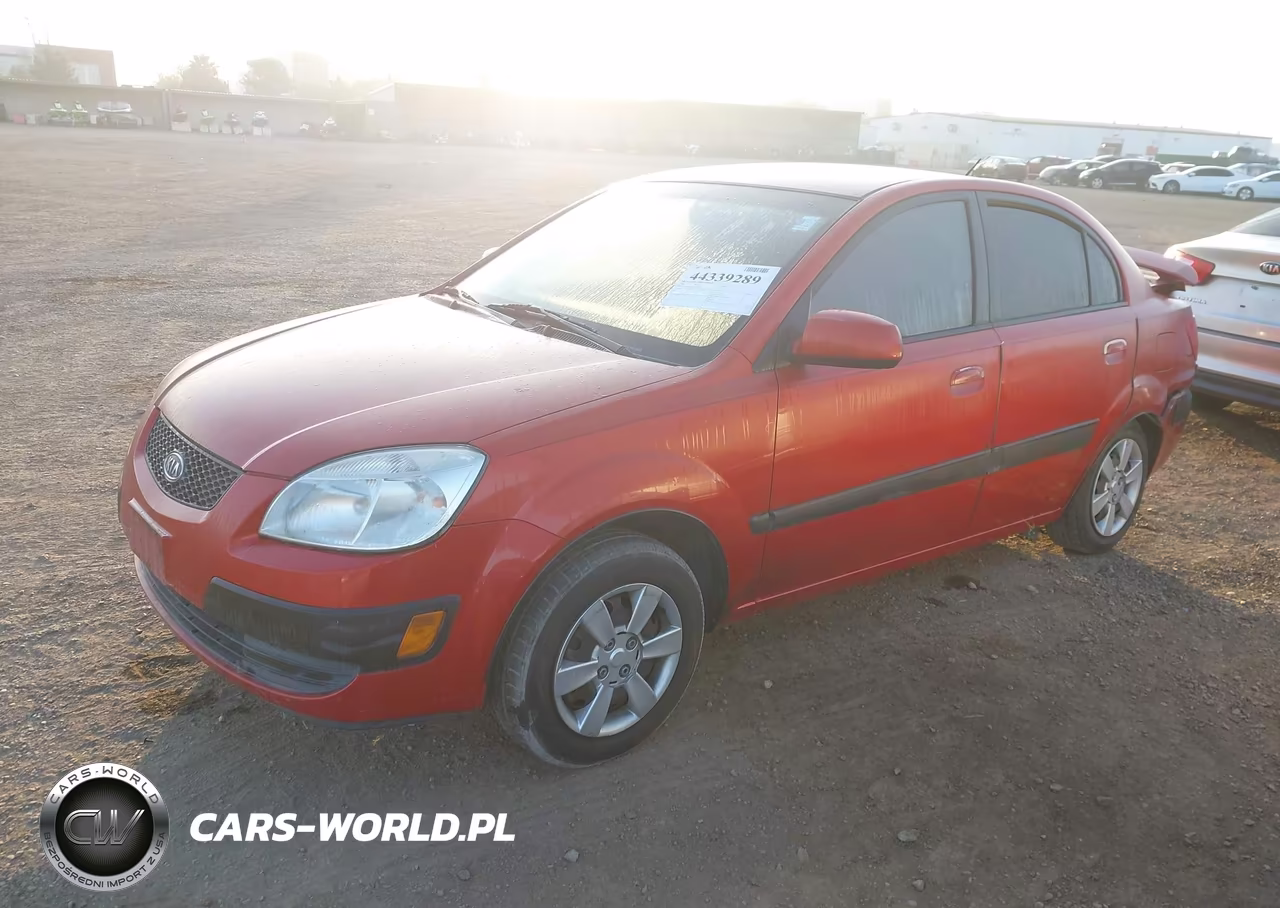 2007 Kia Rio Lx VIN:KNADE123X76230939 - 2