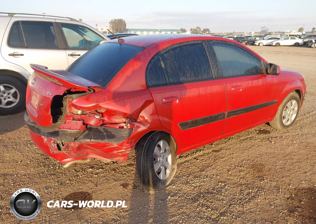 2007 Kia Rio Lx VIN:KNADE123X76230939 - 4