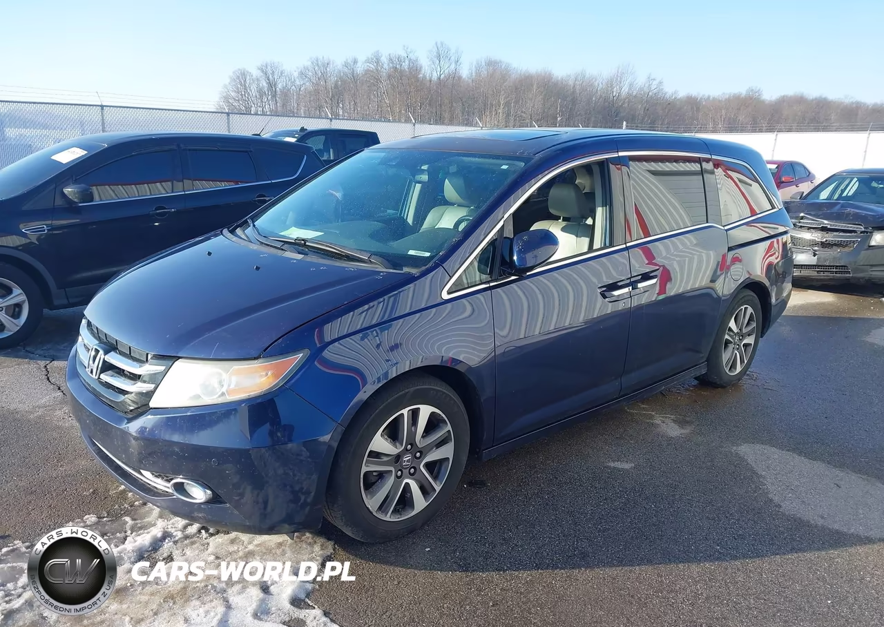 2015 Honda Odyssey Touring-Touring Elite VIN:5FNRL5H90FB048445 - 2