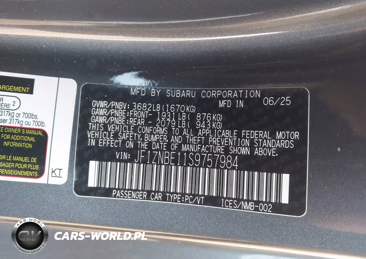 2025 Toyota Gr86 Premium VIN:JF1ZNBE11S9757984 - 9