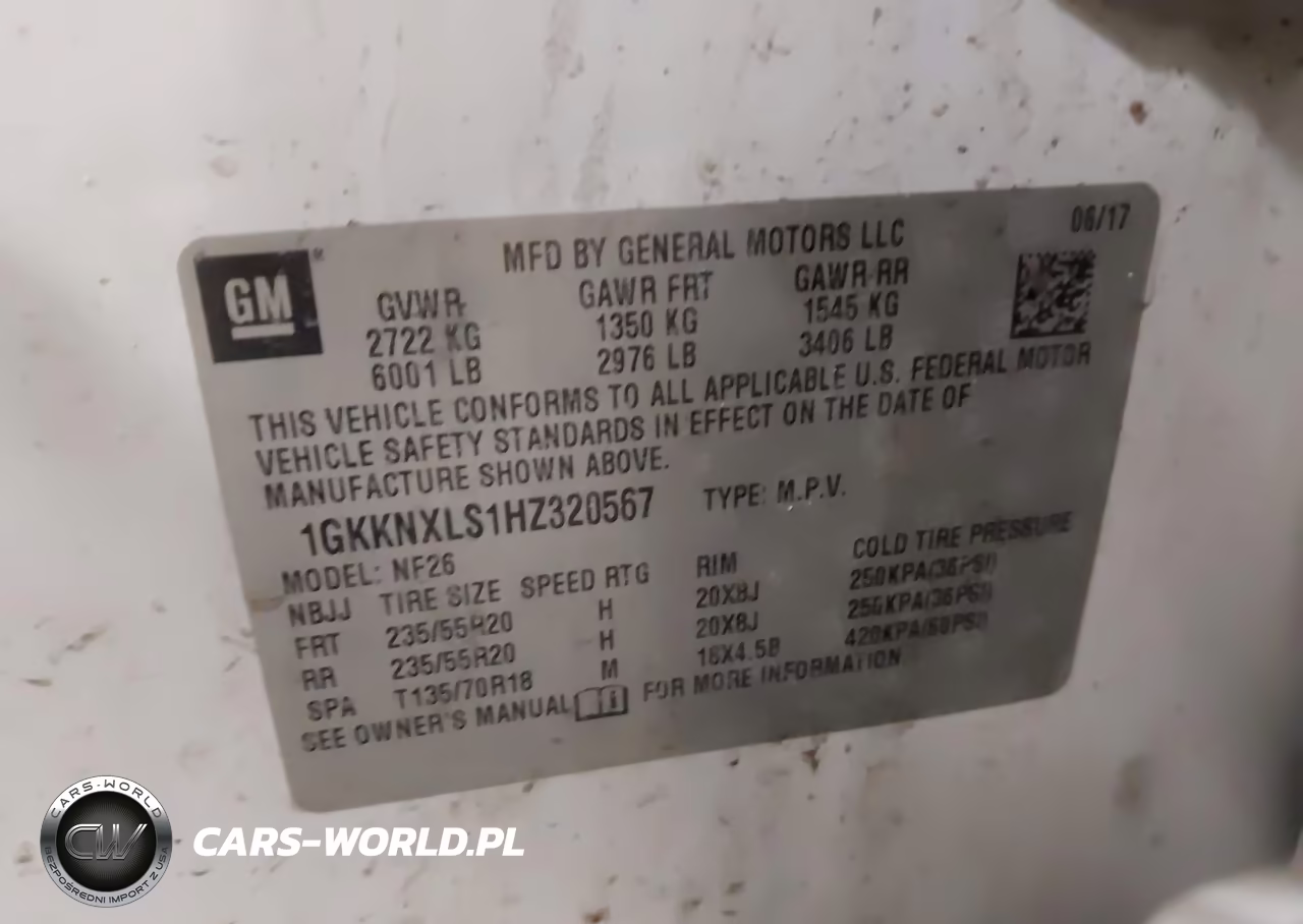 2017 GMC Acadia Denali VIN:1GKKNXLS1HZ320567 - 9