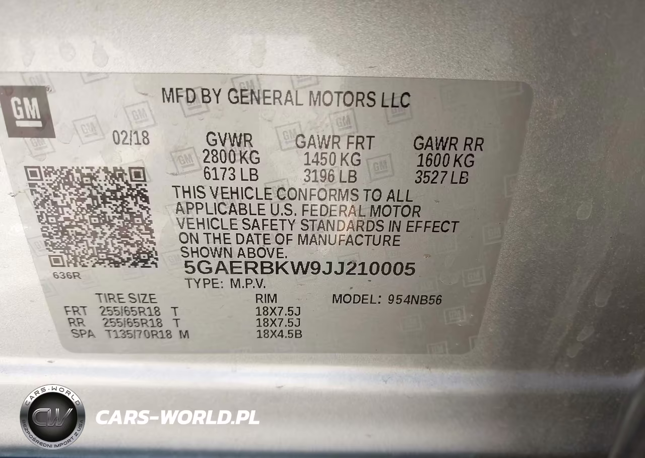2018 Buick Enclave Essence VIN:5GAERBKW9JJ210005 - 9