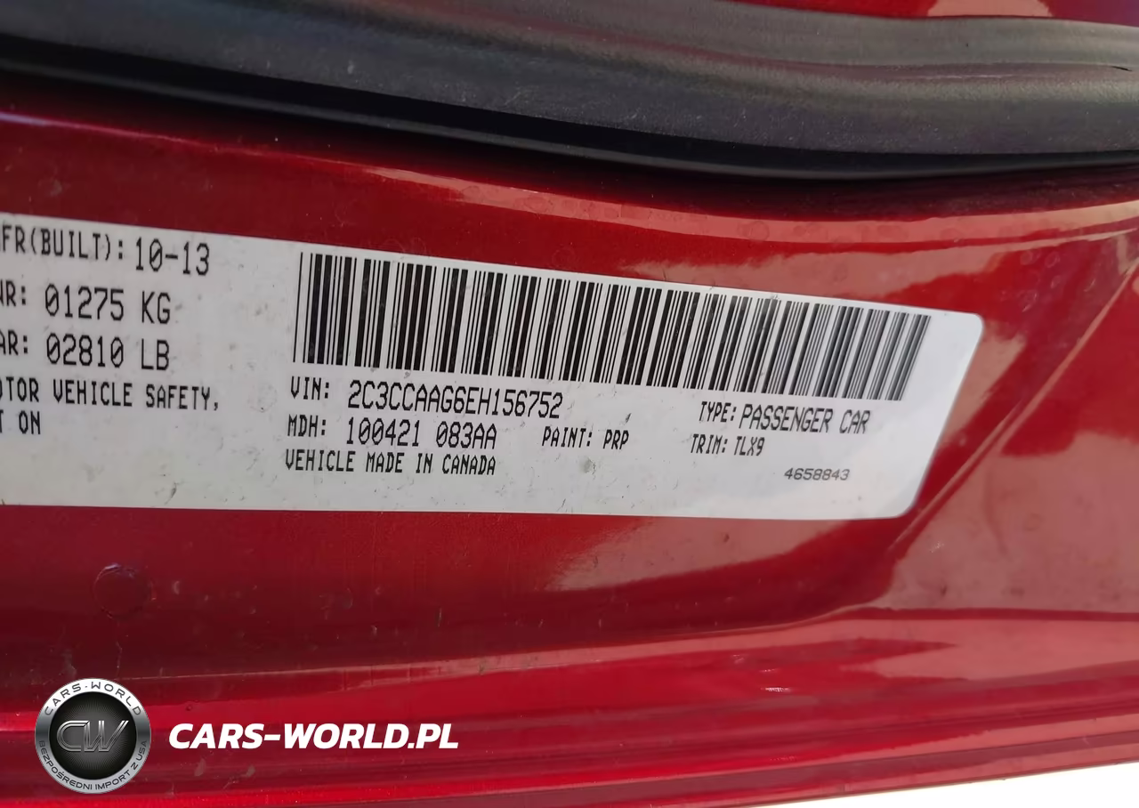 2014 Chrysler 300 VIN:2C3CCAAG6EH156752 - 9
