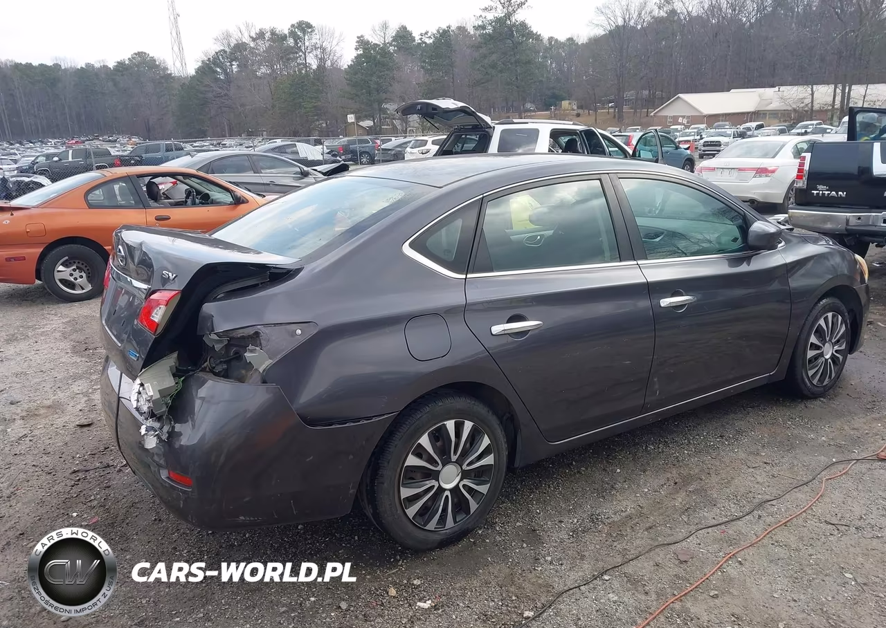 2014 Nissan Sentra Sv VIN:3N1AB7AP2EL658712 - 4