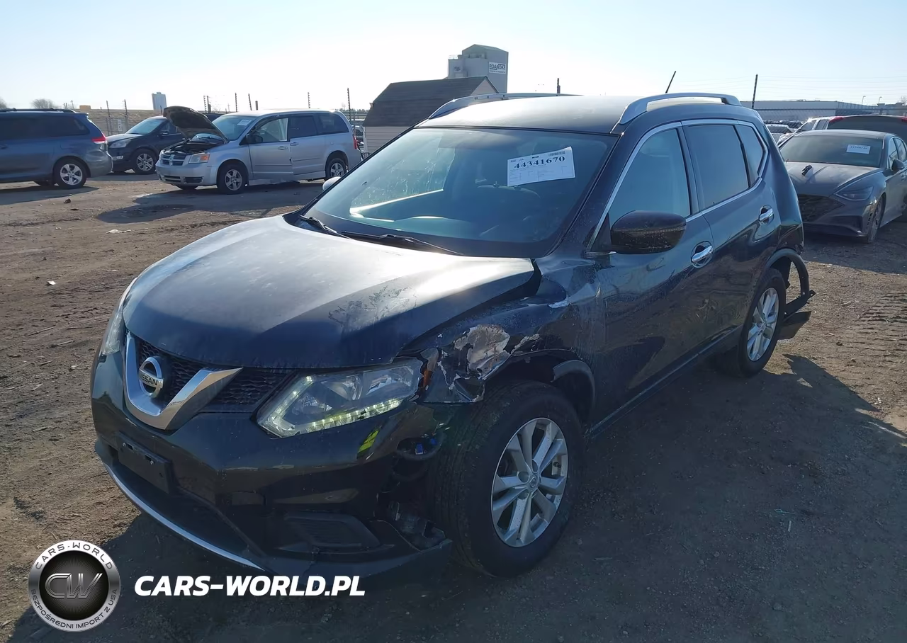 2016 Nissan Rogue Sv VIN:KNMAT2MV8GP596053 - 2