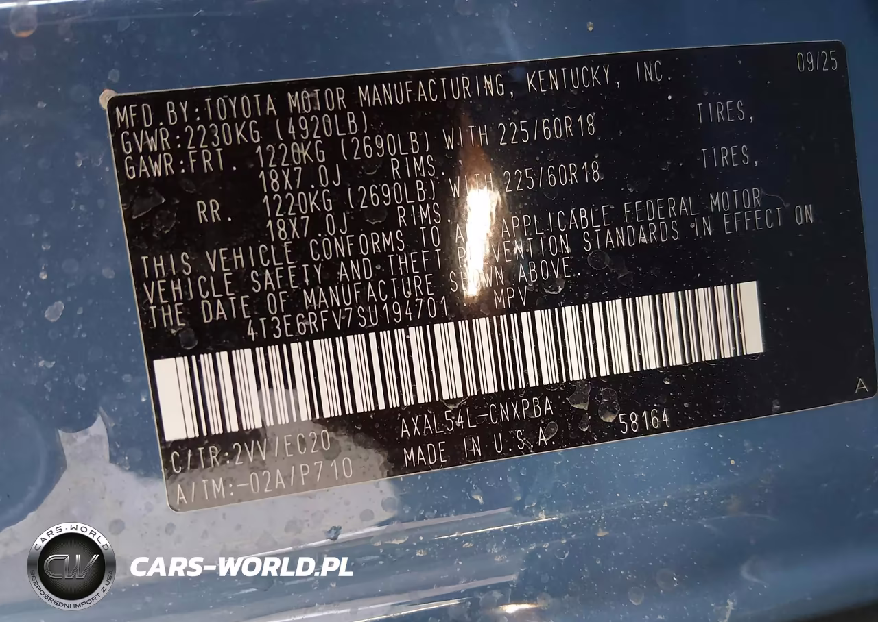 2025 Toyota Rav4 Hybrid Xse VIN:4T3E6RFV7SU194701 - 9