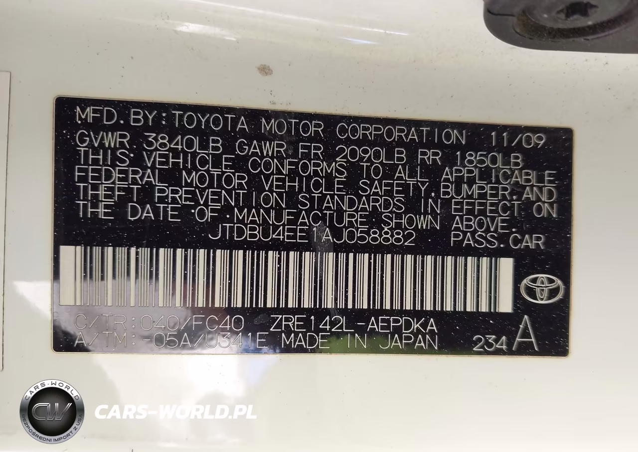 2010 Toyota Corolla Le VIN:JTDBU4EE1AJ058882 - 9