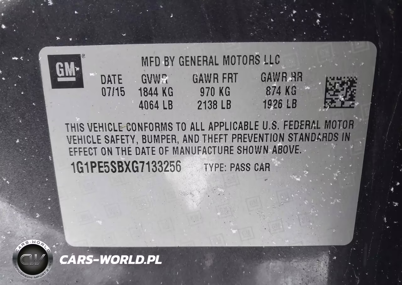 2016 Chevrolet Cruze Limited 1Lt Auto VIN:1G1PE5SBXG7133256 - 9