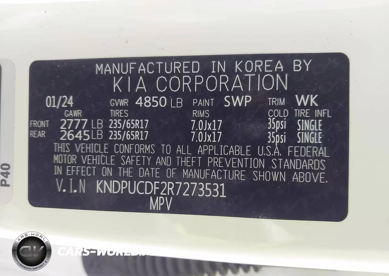 2024 Kia Sportage Lx VIN:KNDPUCDF2R7273531 - 9