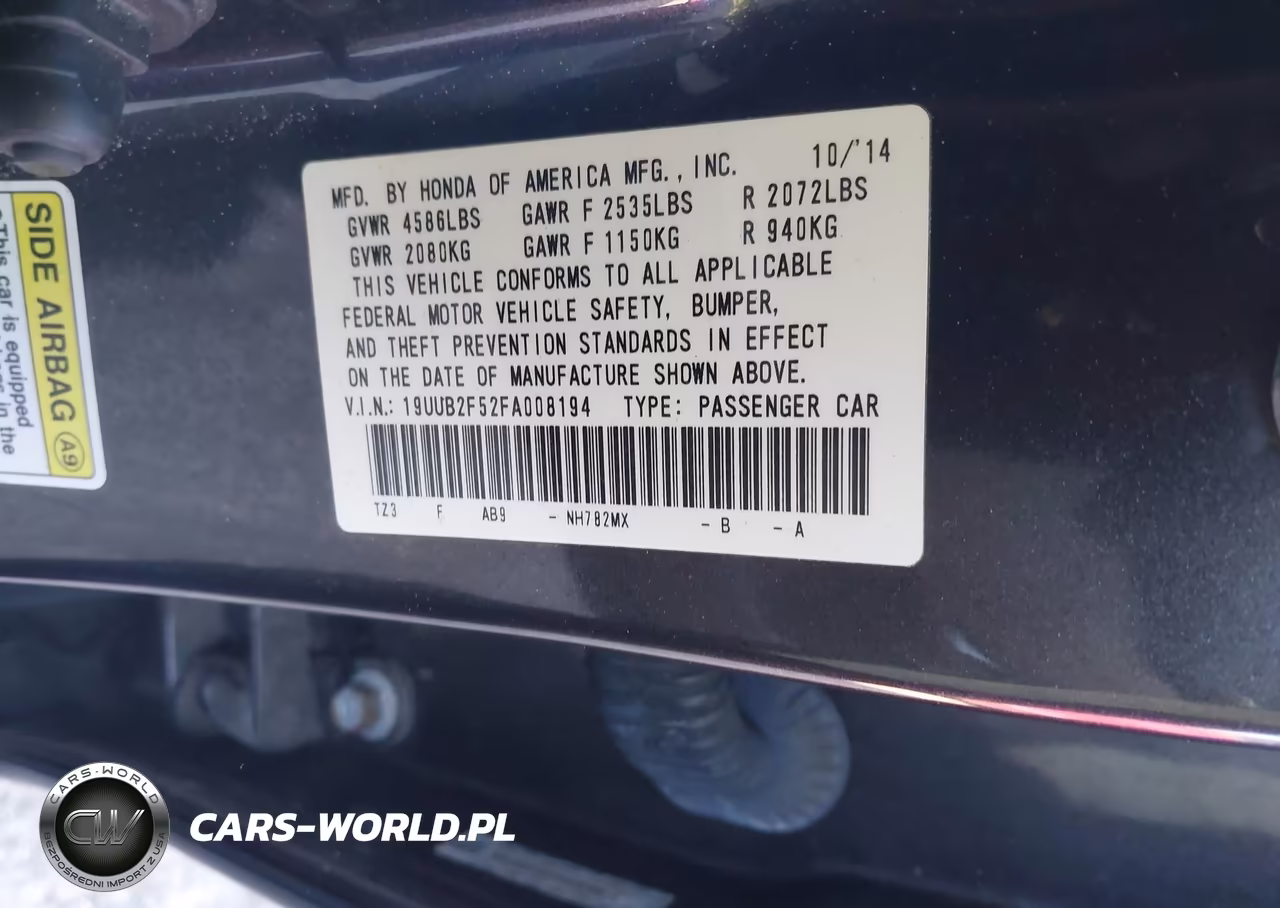 2015 Acura Tlx V6 Tech VIN:19UUB2F52FA008194 - 9