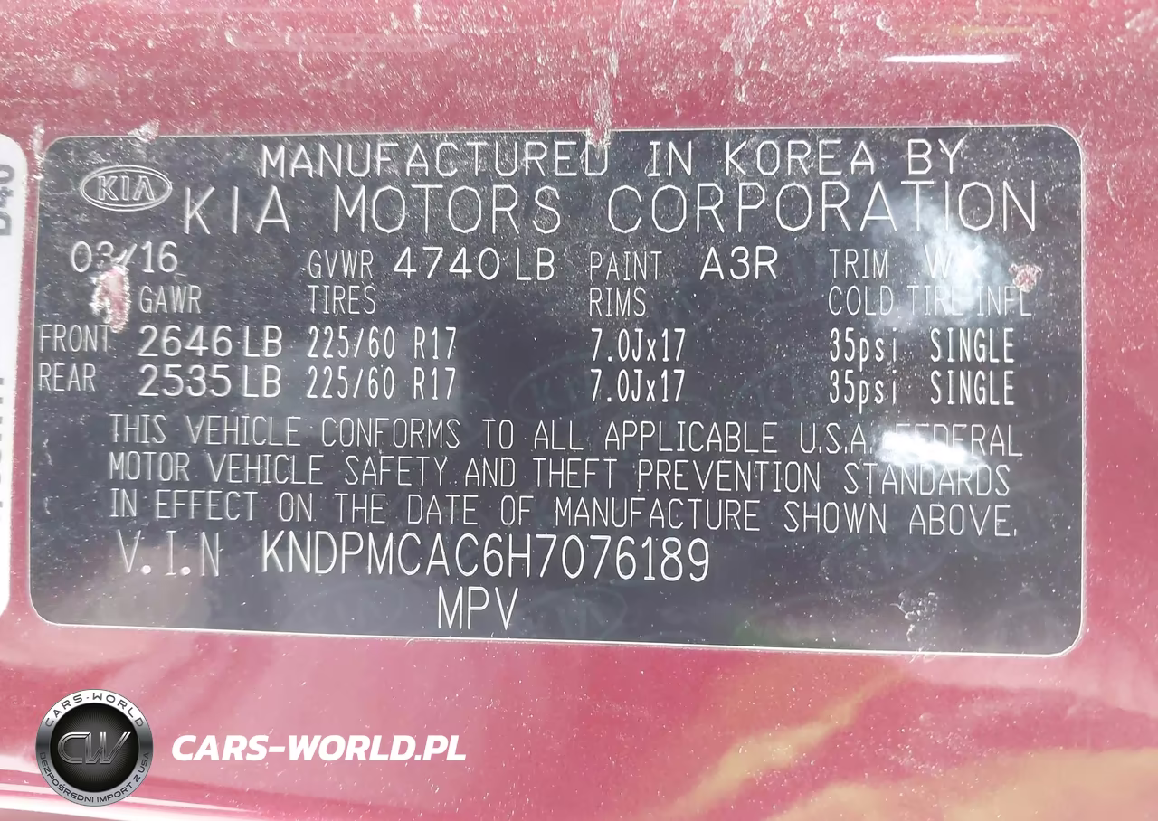 2017 Kia Sportage Lx VIN:KNDPMCAC6H7076189 - 9