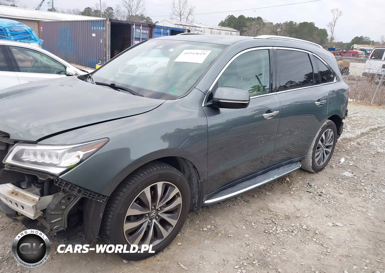 2016 Acura Mdx Technology Acurawatch Plus Packages-Technology Package VIN:5FRYD4H41GB032391 - 2