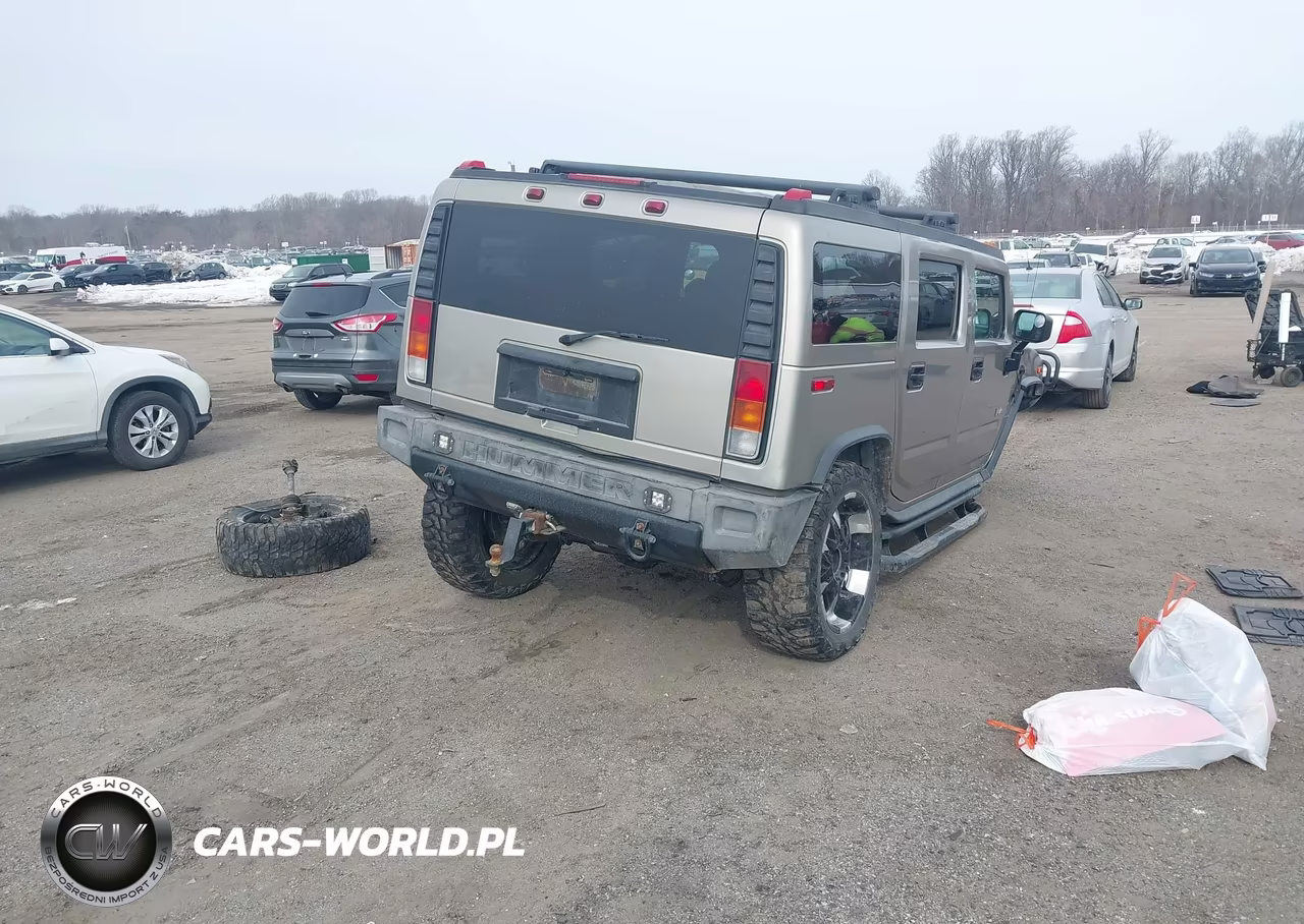 2004 Hummer H2 VIN:5GRGN23U04H102110 - 4