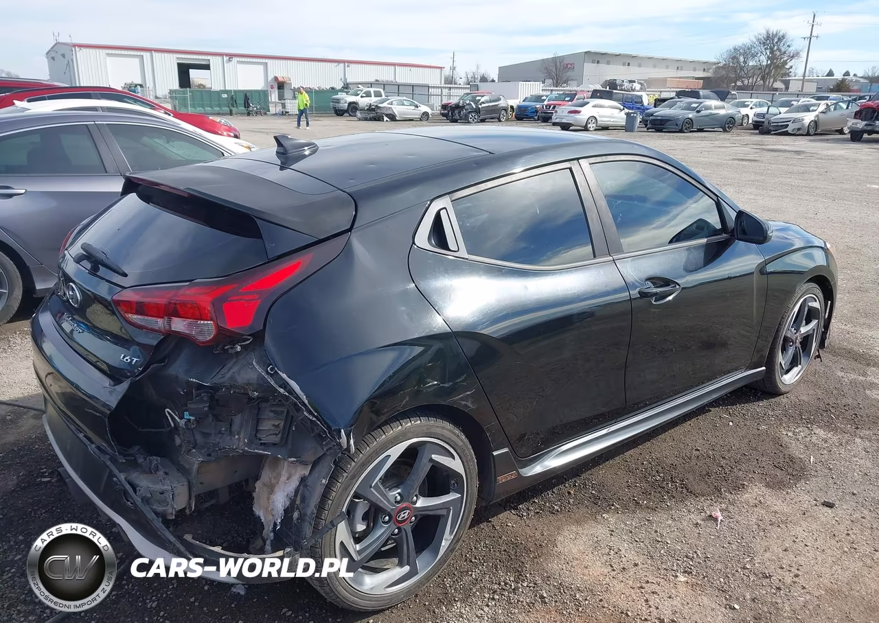 2019 Hyundai Veloster Turbo VIN:KMHTH6AB0KU009409 - 4