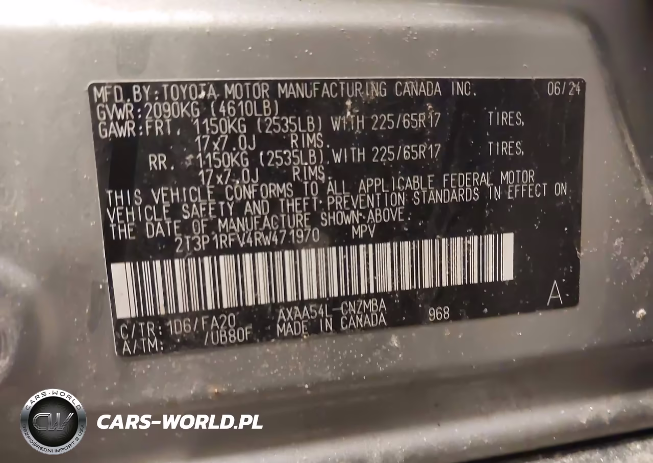 2024 Toyota Rav4 Xle VIN:2T3P1RFV4RW471970 - 9